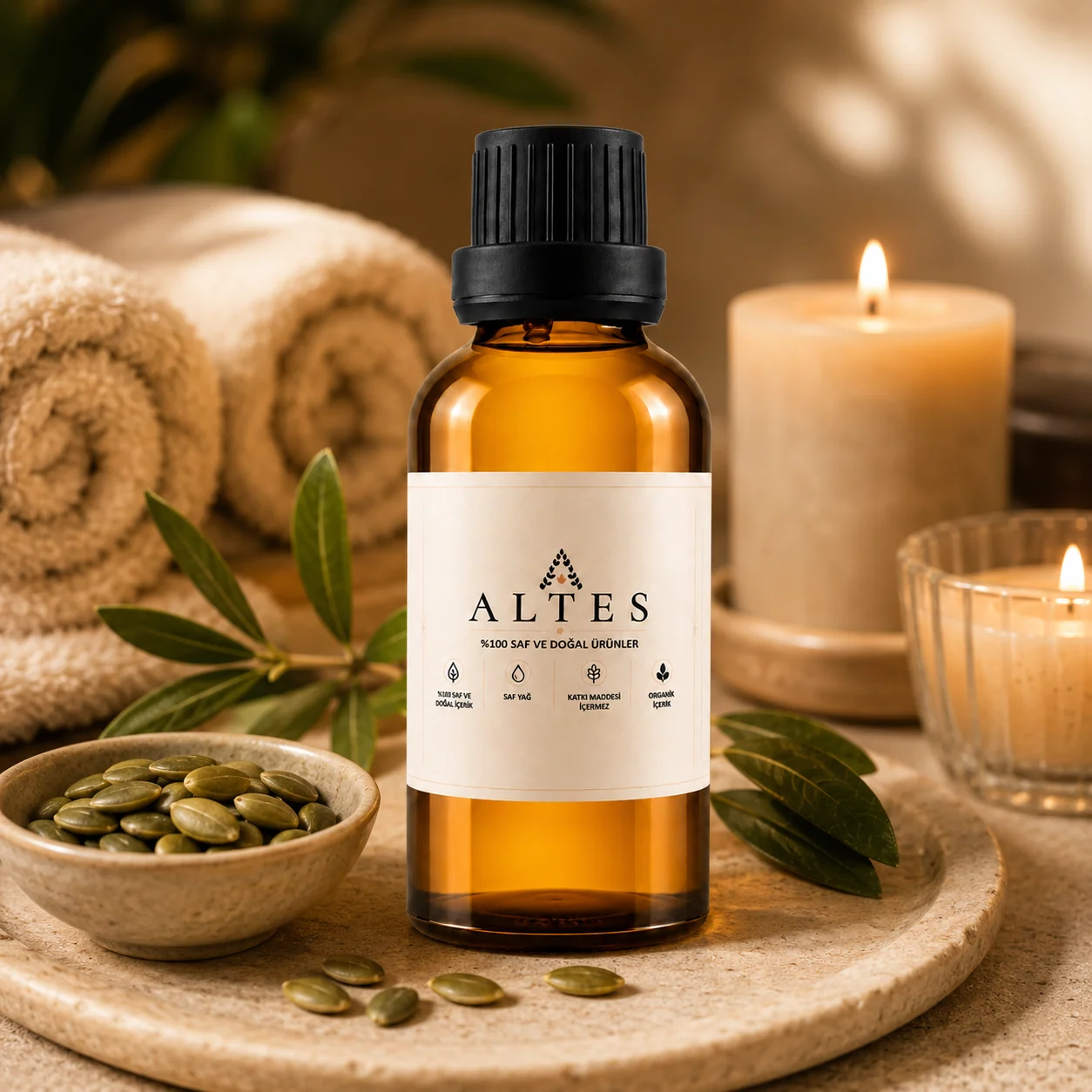 Kabak Çekirdeği Yağı 100 ml – %100 Saf ve Doğal