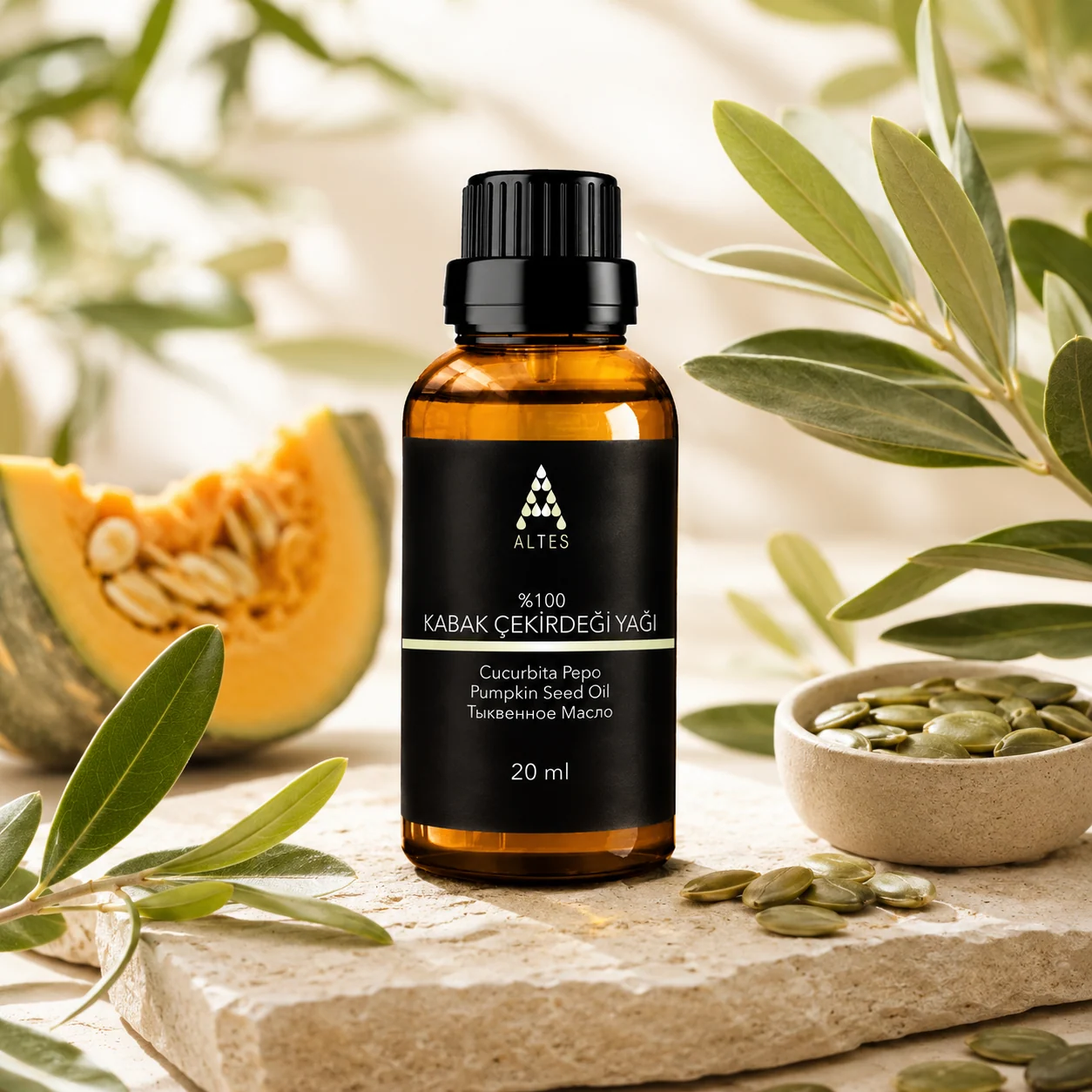 ALTES Kabak Çekirdeği Yağı 20 ml – %100 Saf ve Doğal - botanik ürün görseli