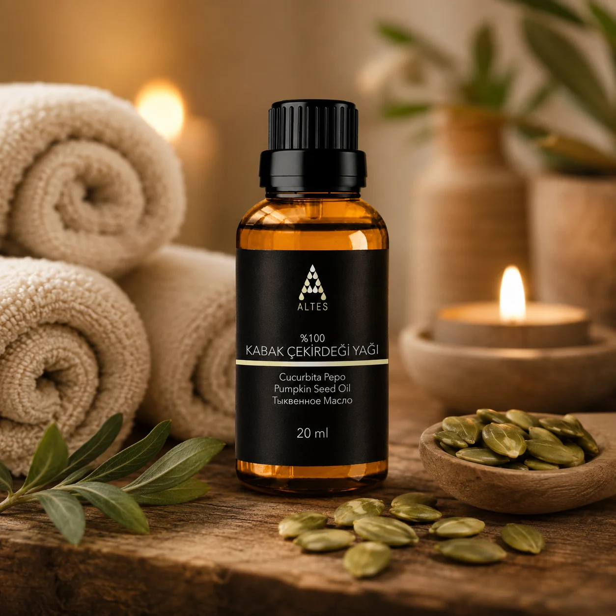 Kabak Çekirdeği Yağı 20 ml – %100 Saf ve Doğal