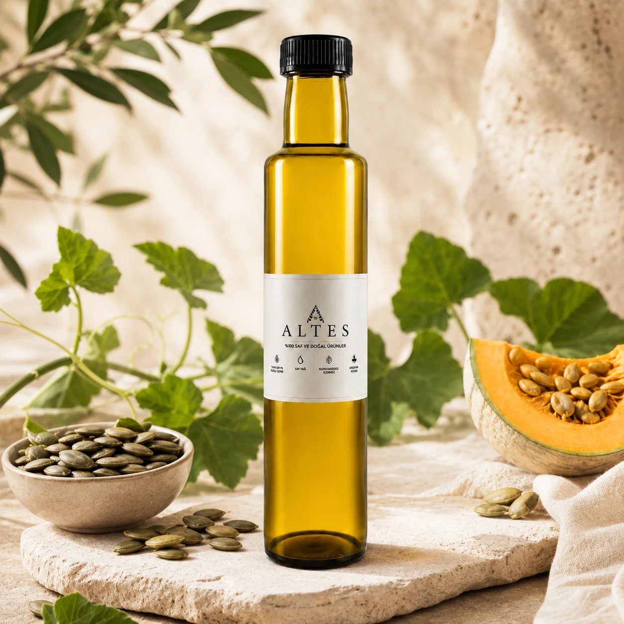 ALTES Kabak Çekirdeği Yağı 250 ml – %100 Saf ve Doğal - botanik ürün görseli