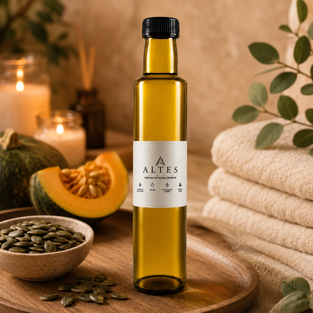 Kabak Çekirdeği Yağı 250 ml – %100 Saf ve Doğal