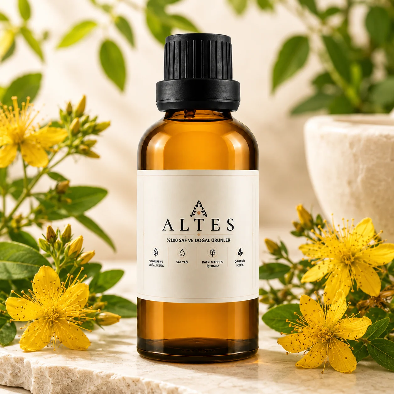 ALTES Kantaron Yağı 100 ml – %100 Saf ve Doğal - botanik ürün görseli