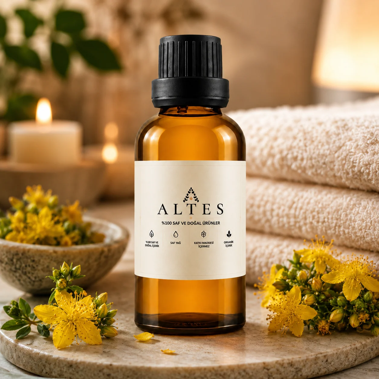 Kantaron Yağı 100 ml – %100 Saf ve Doğal