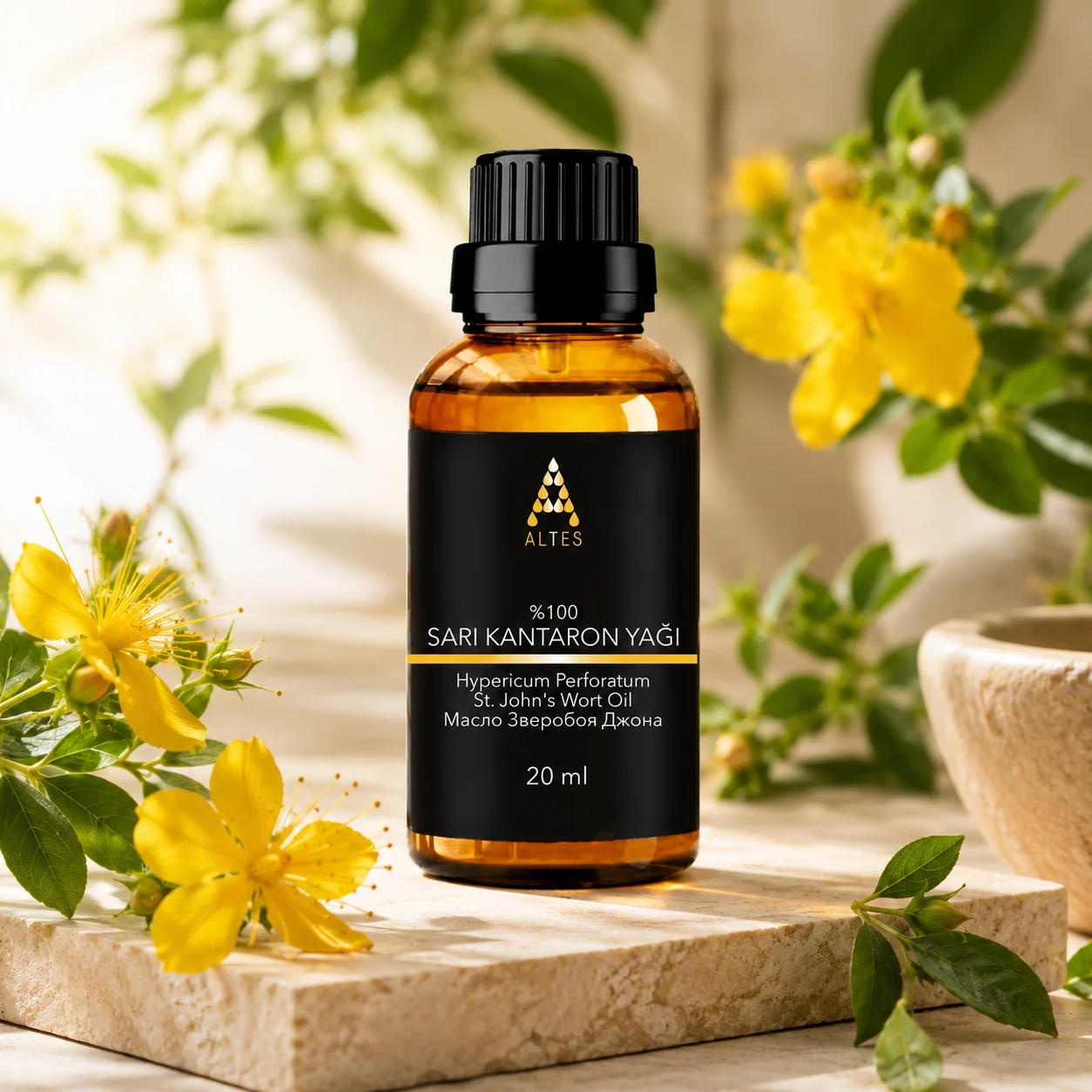 ALTES Kantaron Yağı 20 ml – %100 Saf ve Doğal - botanik ürün görseli