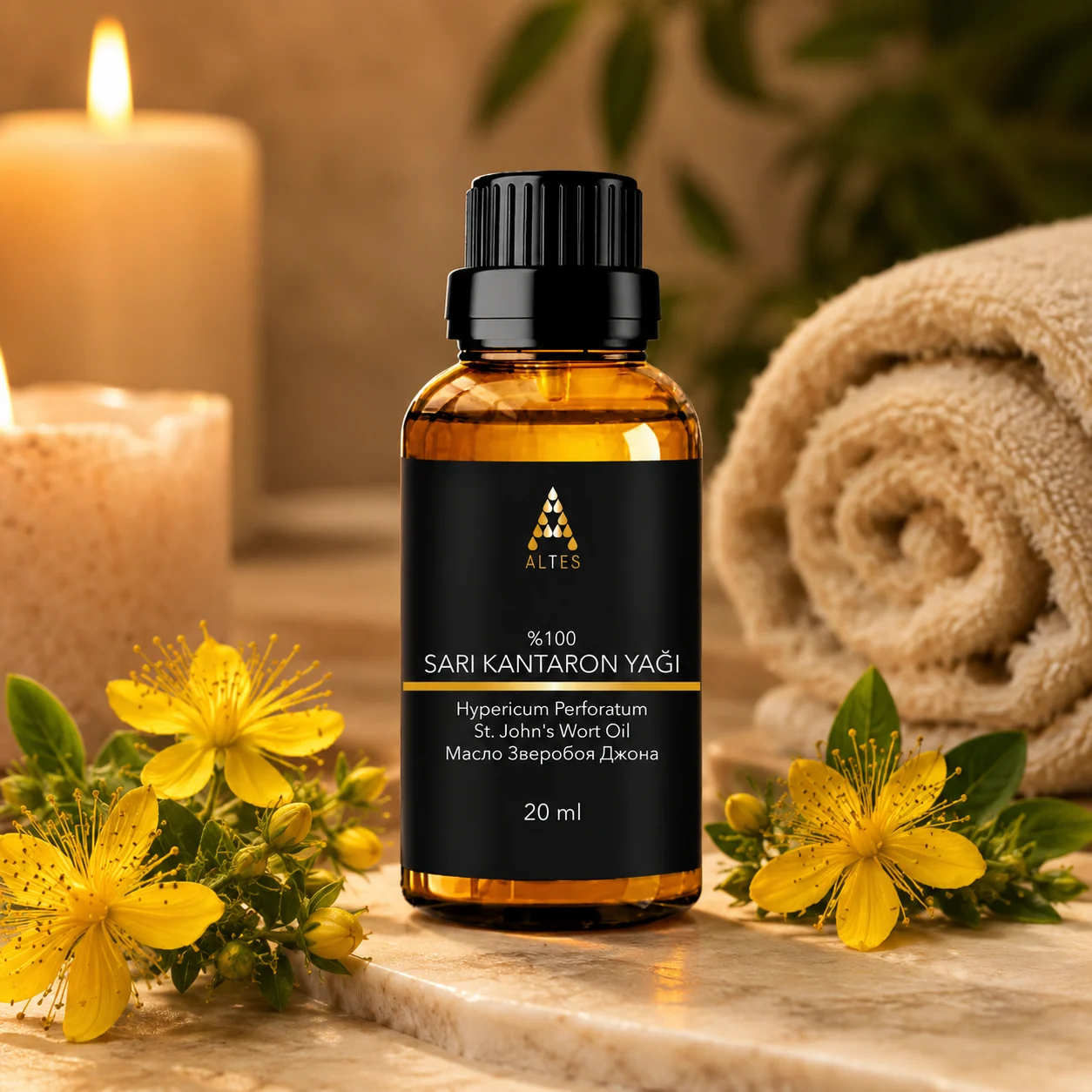 Kantaron Yağı 20 ml – %100 Saf ve Doğal
