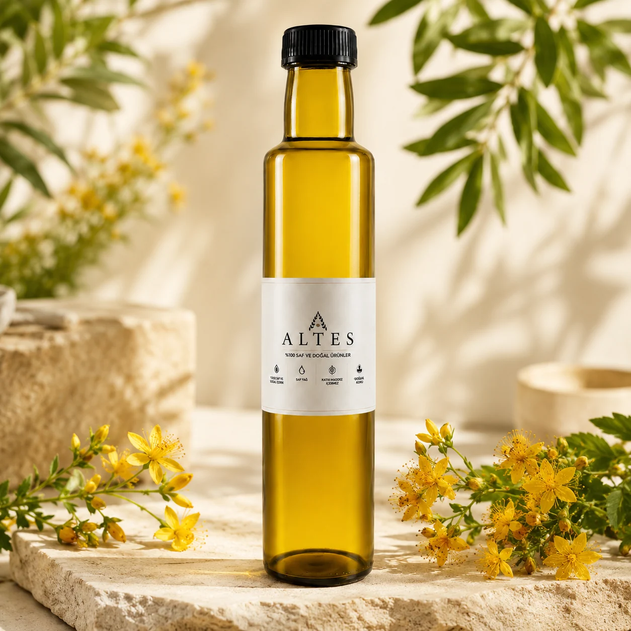 ALTES Kantaron Yağı 250 ml – %100 Saf ve Doğal - botanik ürün görseli
