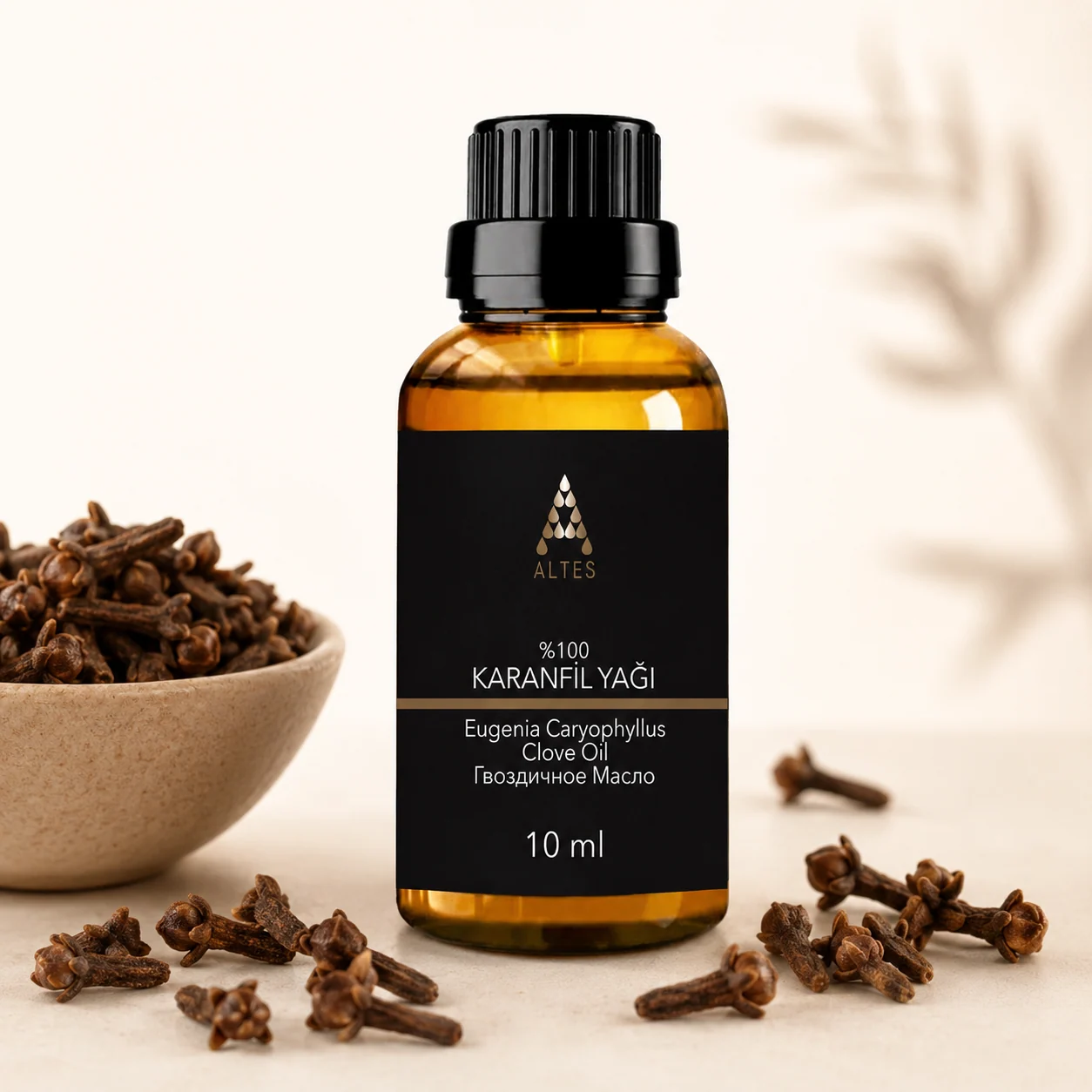 ALTES Karanfil Uçucu Yağı 10 ml – %100 Saf ve Doğal - beyaz zemin ürün görseli