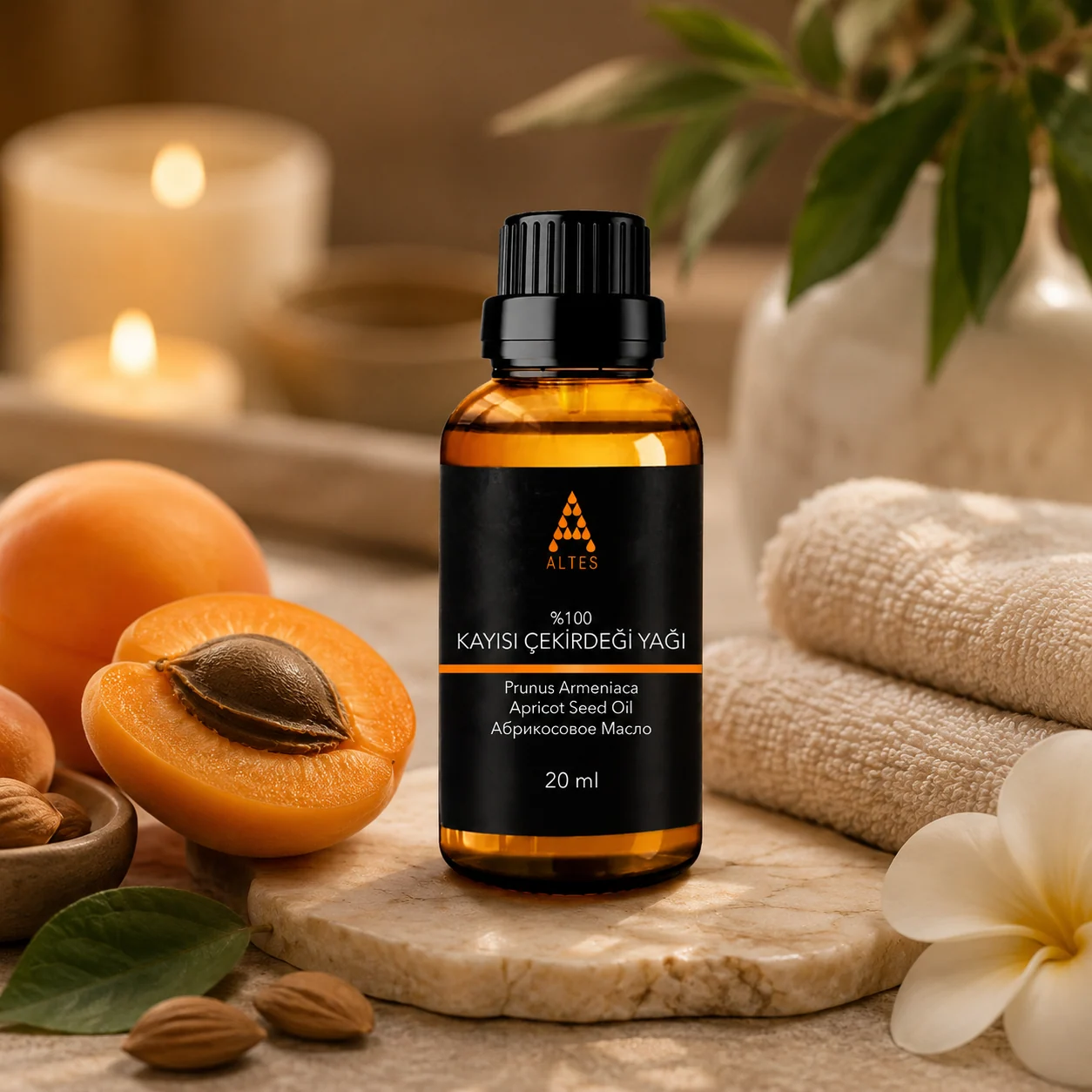 Kayısı Çekirdeği Yağı 20 ml – %100 Saf ve Doğal
