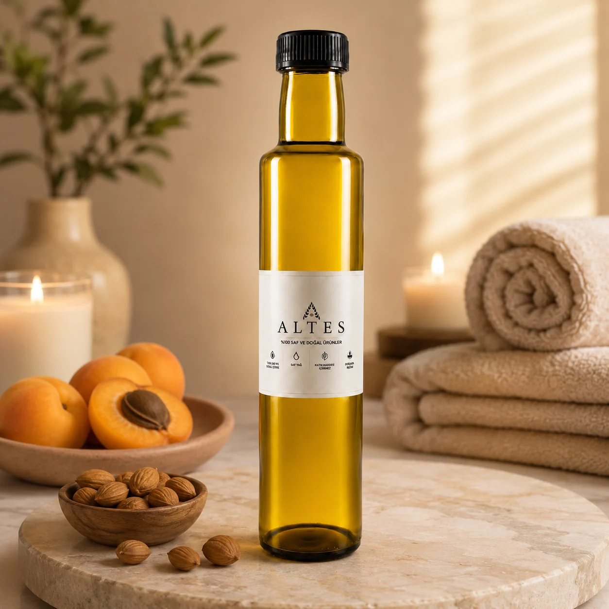 Kayısı Çekirdeği Yağı 250 ml – %100 Saf ve Doğal