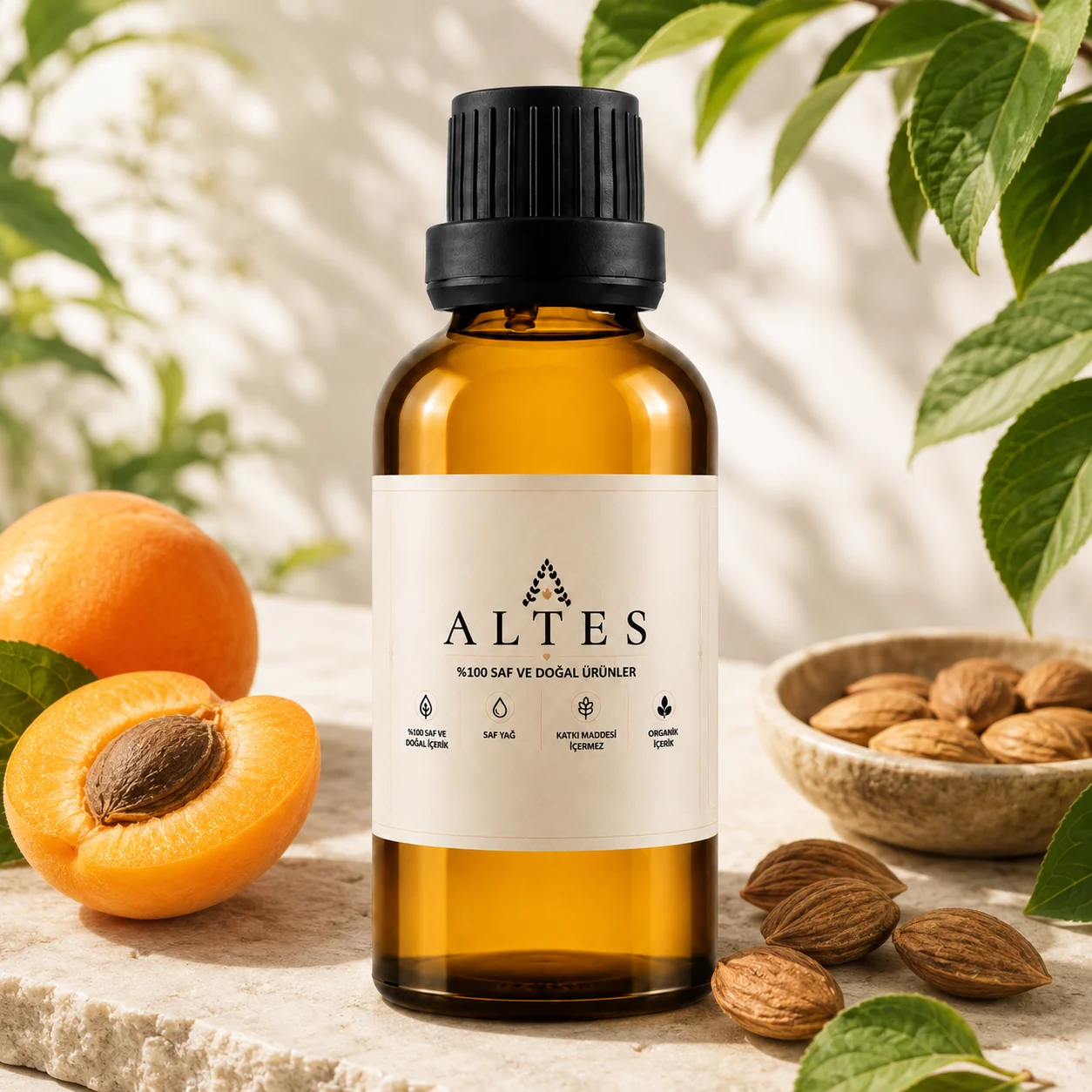 ALTES Kayısı Çekirdeği Yağı 50 ml – %100 Saf ve Doğal - botanik ürün görseli