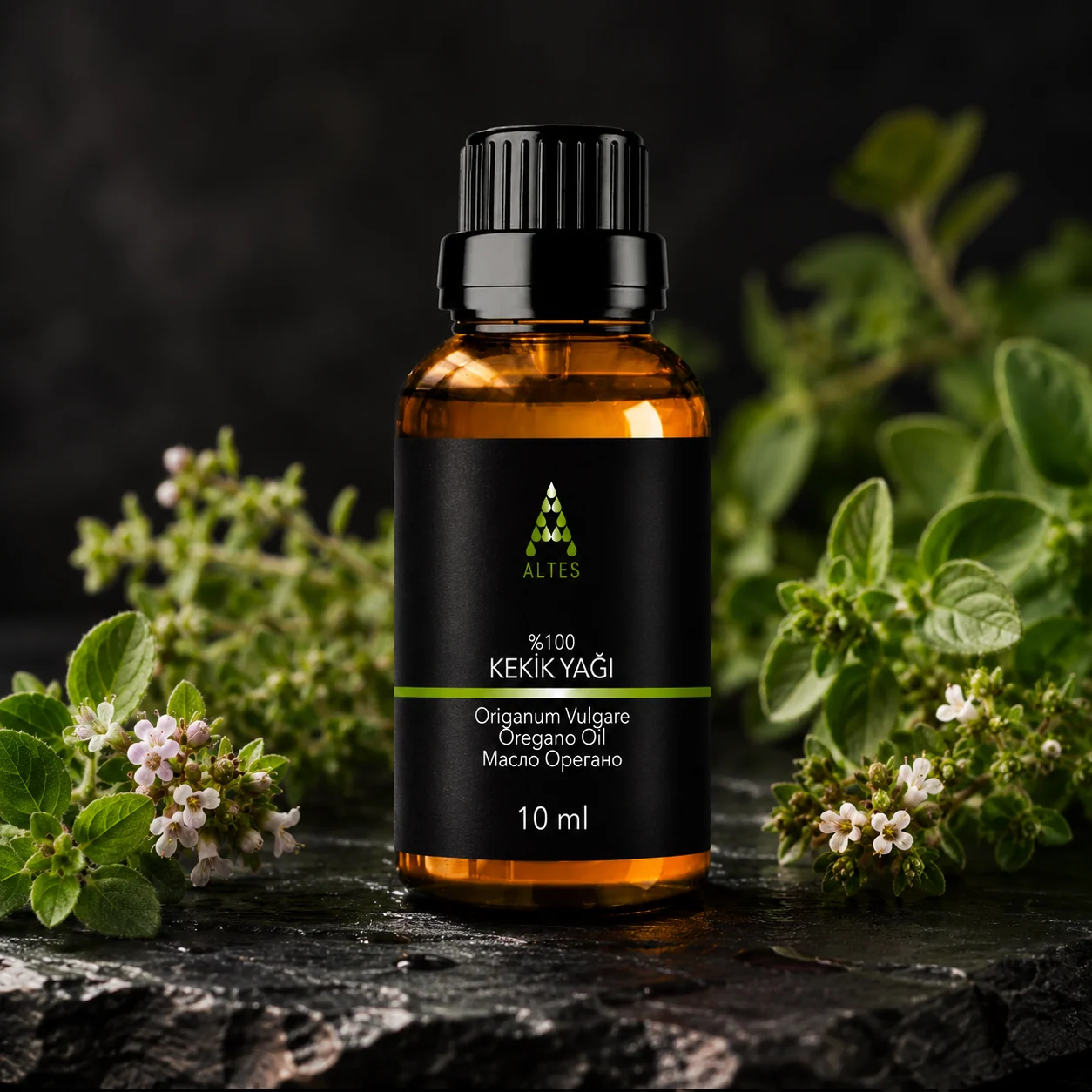 ALTES Kekik Uçucu Yağ 10 ml – %100 Saf ve Doğal - koyu lüks ürün görseli