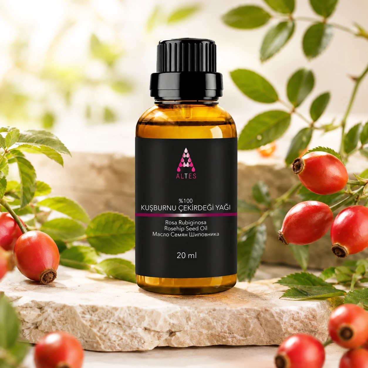 ALTES Kuşburnu Yağı 20 ml – %100 Saf ve Doğal - botanik ürün görseli