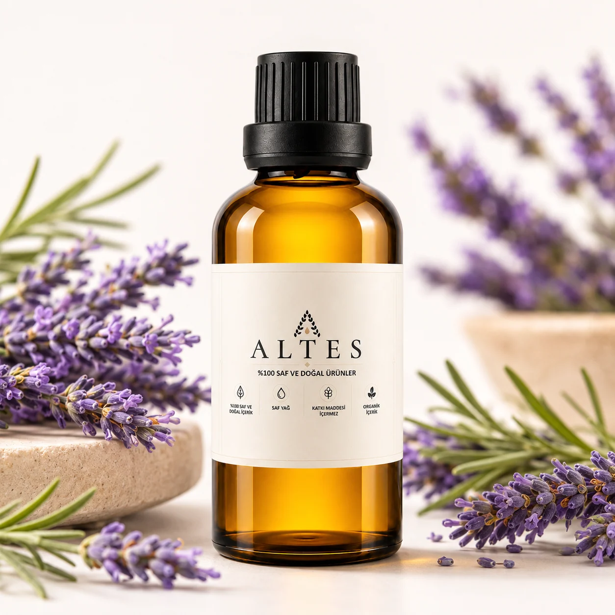 ALTES Lavanta Uçucu Yağı 100 ml – %100 Saf ve Doğal - beyaz zemin ürün görseli