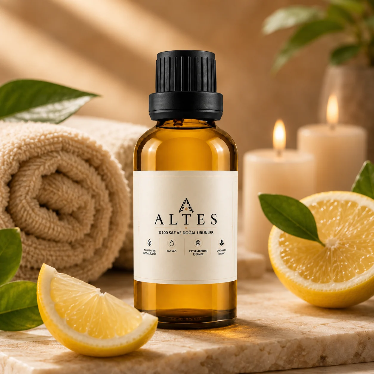 Limon Uçucu Yağı 100 ml – %100 Saf ve Doğal