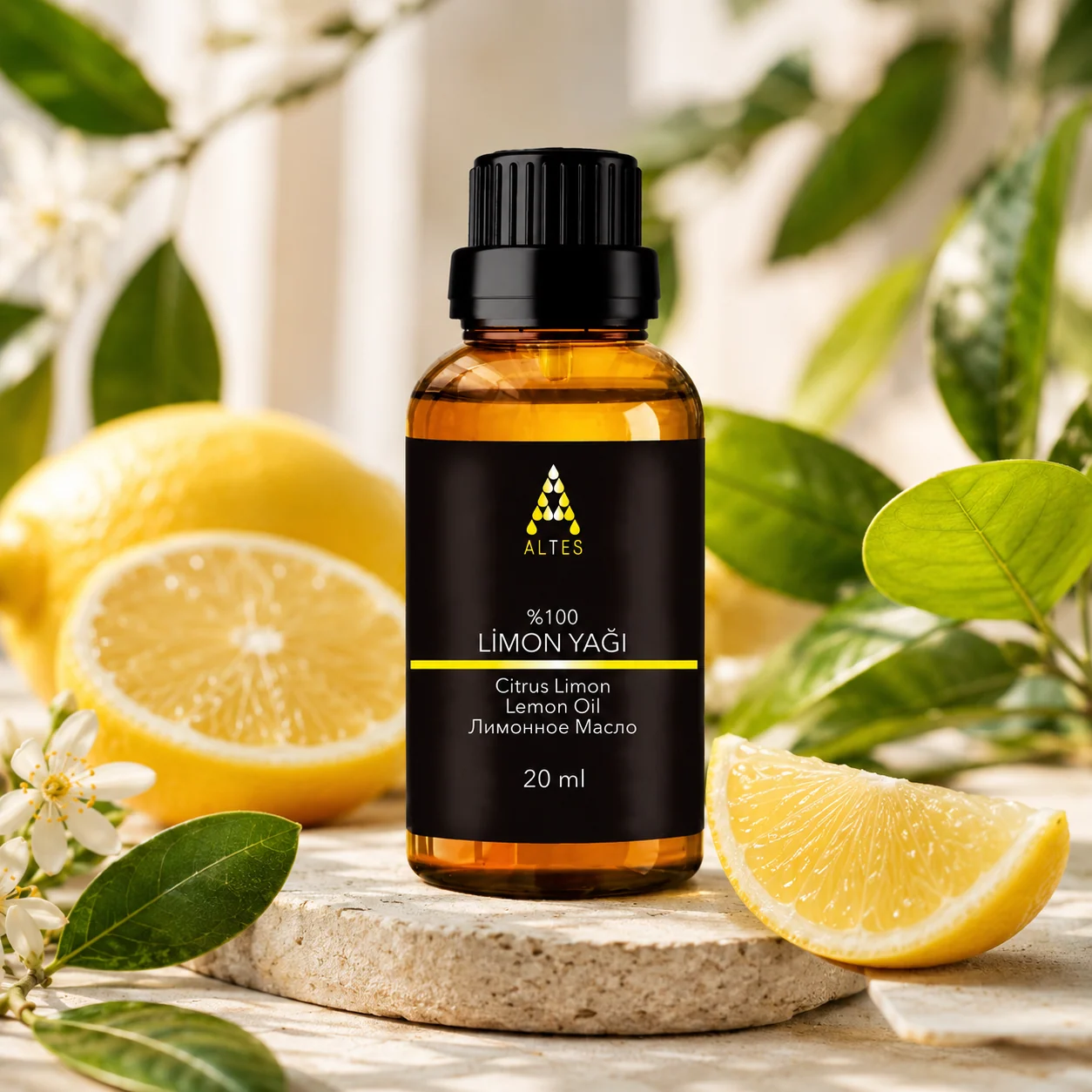 ALTES Limon Uçucu Yağı 20 ml – %100 Saf ve Doğal - botanik ürün görseli