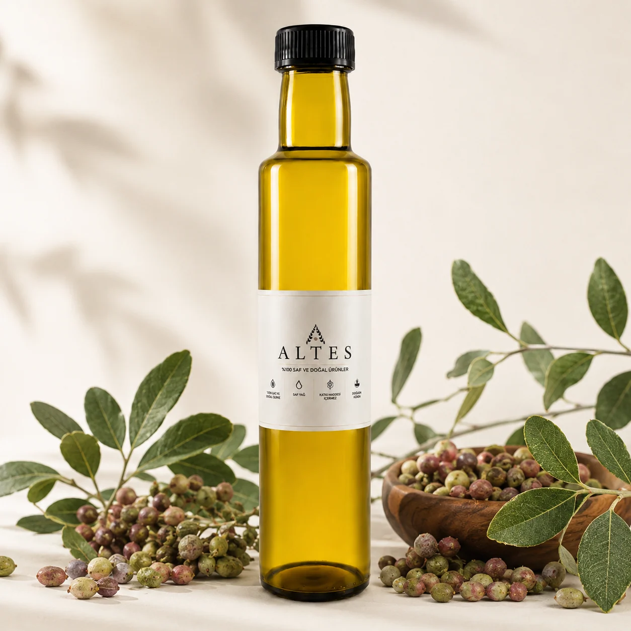 ALTES Menengiç Yağı 250 ml – %100 Saf ve Doğal - beyaz zemin ürün görseli