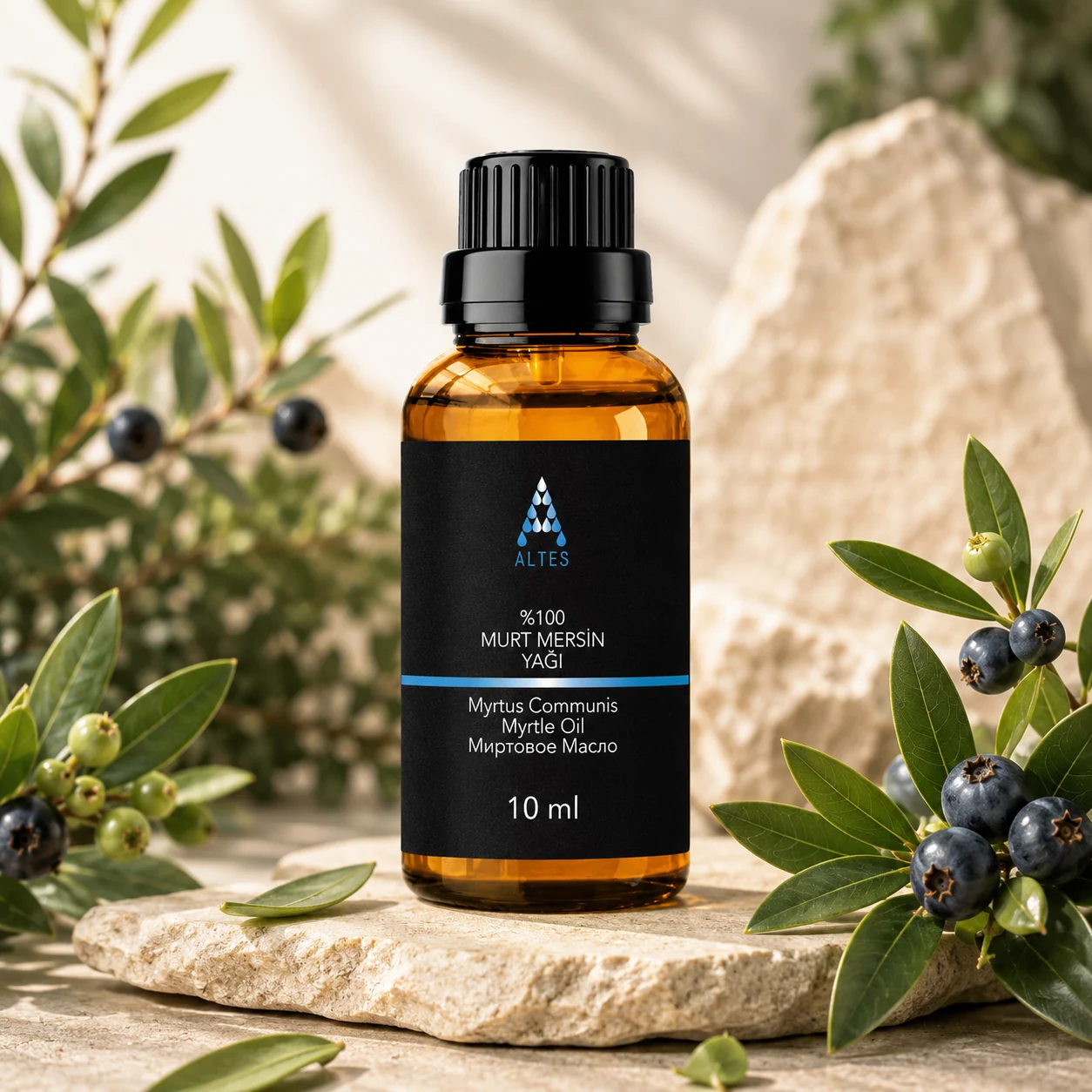 ALTES Murt Uçucu Yağı 10 ml – %100 Saf ve Doğal - botanik ürün görseli