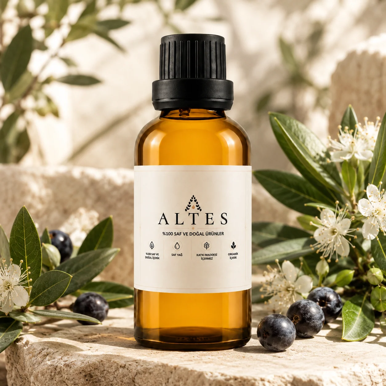 ALTES Murt Uçucu Yağı 100 ml – %100 Saf ve Doğal - botanik ürün görseli