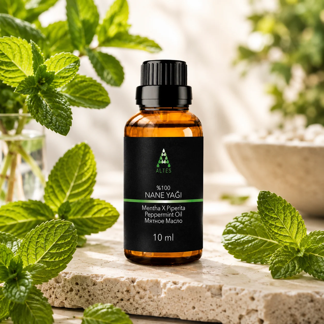 ALTES Nane Uçucu Yağı 10 ml – %100 Saf ve Doğal - botanik ürün görseli