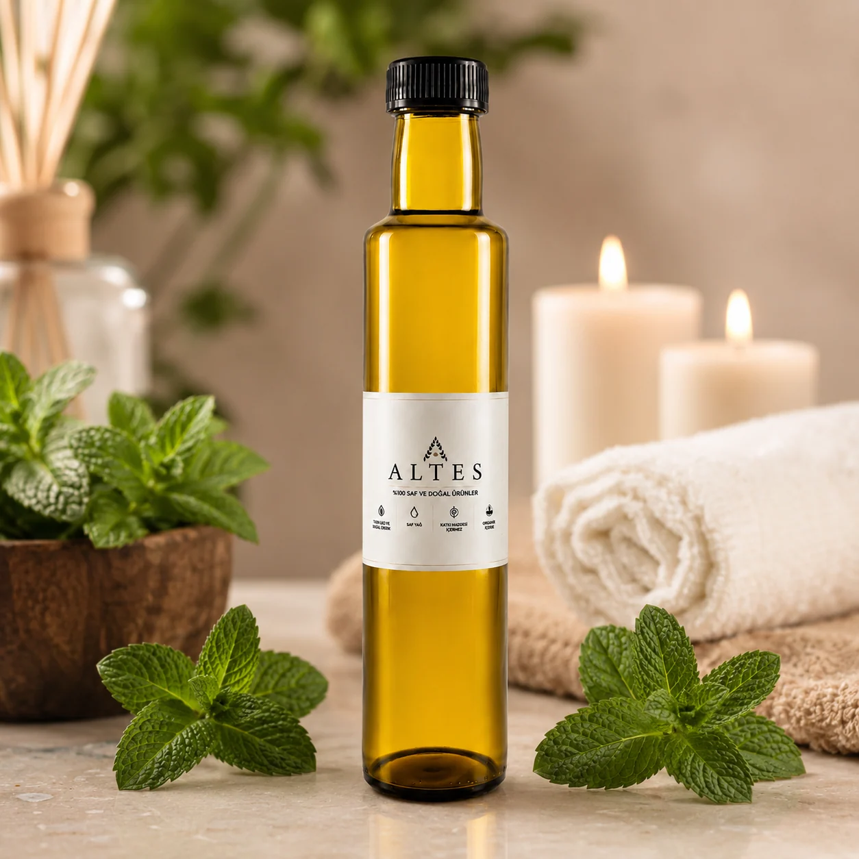 Nane Uçucu Yağı 250 ml – %100 Saf ve Doğal
