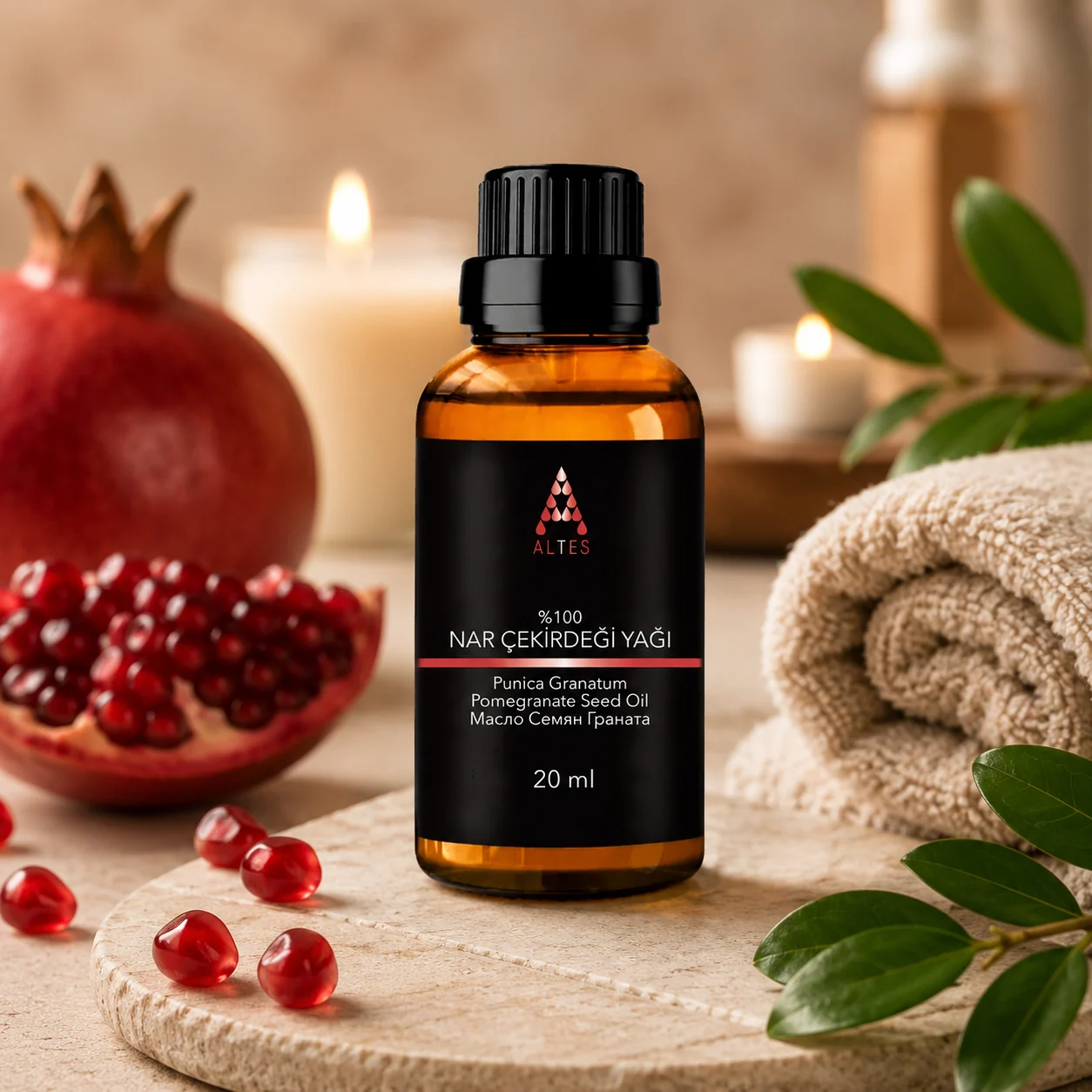 Nar Çekirdeği Yağı 20 ml – %100 Saf ve Doğal Soğuk Sıkım