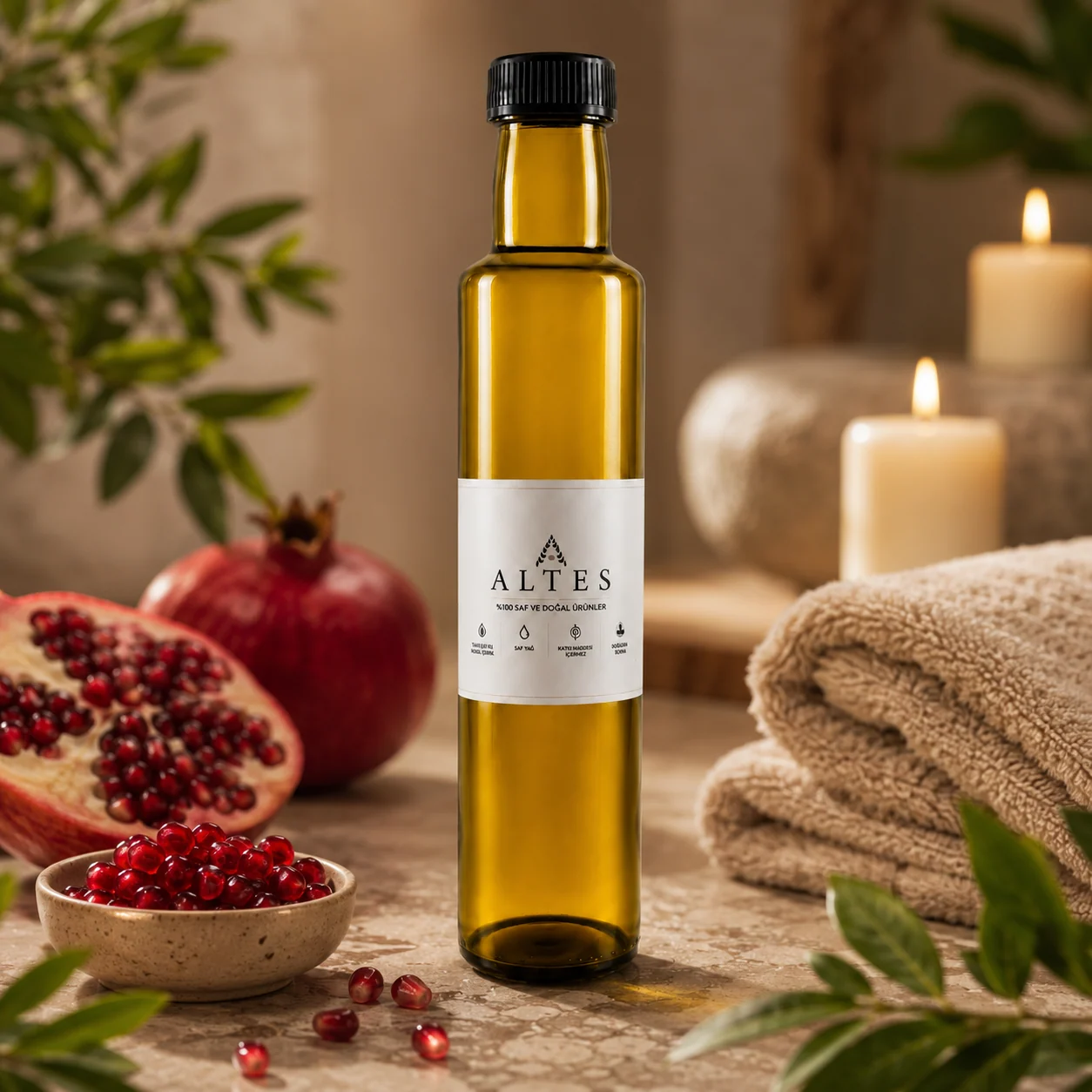 Nar Çekirdeği Yağı 250 ml – %100 Saf ve Doğal Soğuk Sıkım