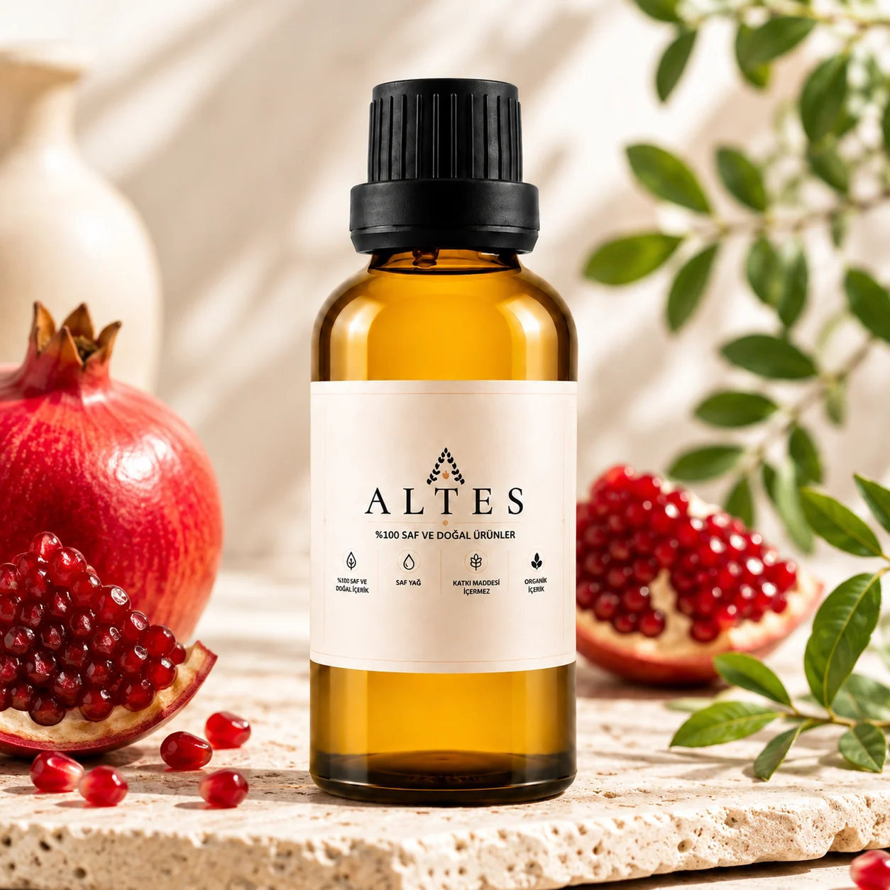 ALTES Nar Çekirdeği Yağı 50 ml – %100 Saf ve Doğal Soğuk Sıkım - botanik ürün görseli