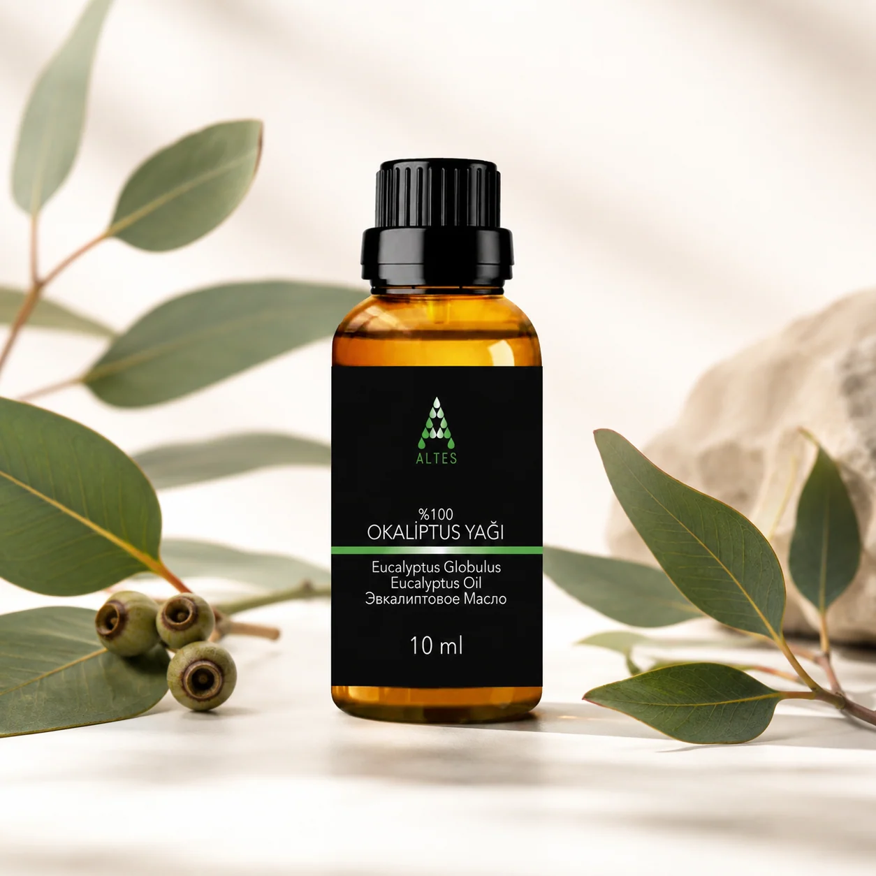 ALTES Okaliptüs Uçucu Yağı 10 ml – %100 Saf ve Doğal - beyaz zemin ürün görseli