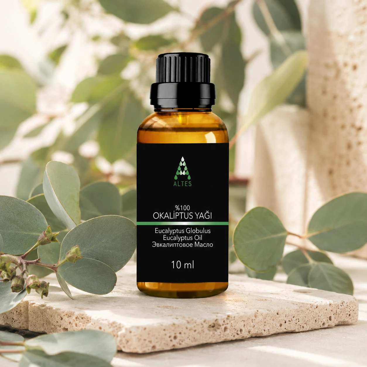 ALTES Okaliptüs Uçucu Yağı 10 ml – %100 Saf ve Doğal - botanik ürün görseli