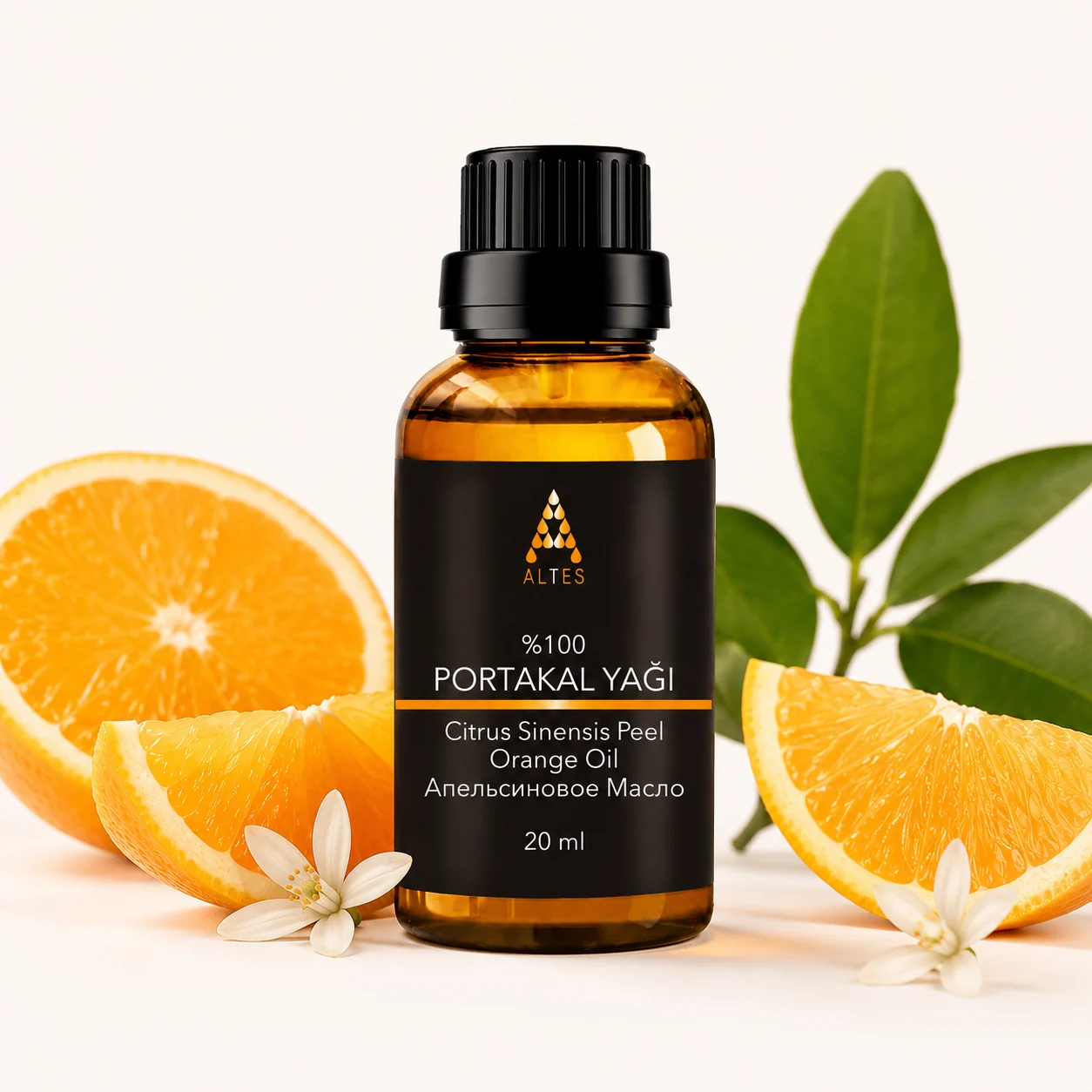ALTES Portakal Uçucu Yağı 20 ml – %100 Saf ve Doğal - beyaz zemin ürün görseli
