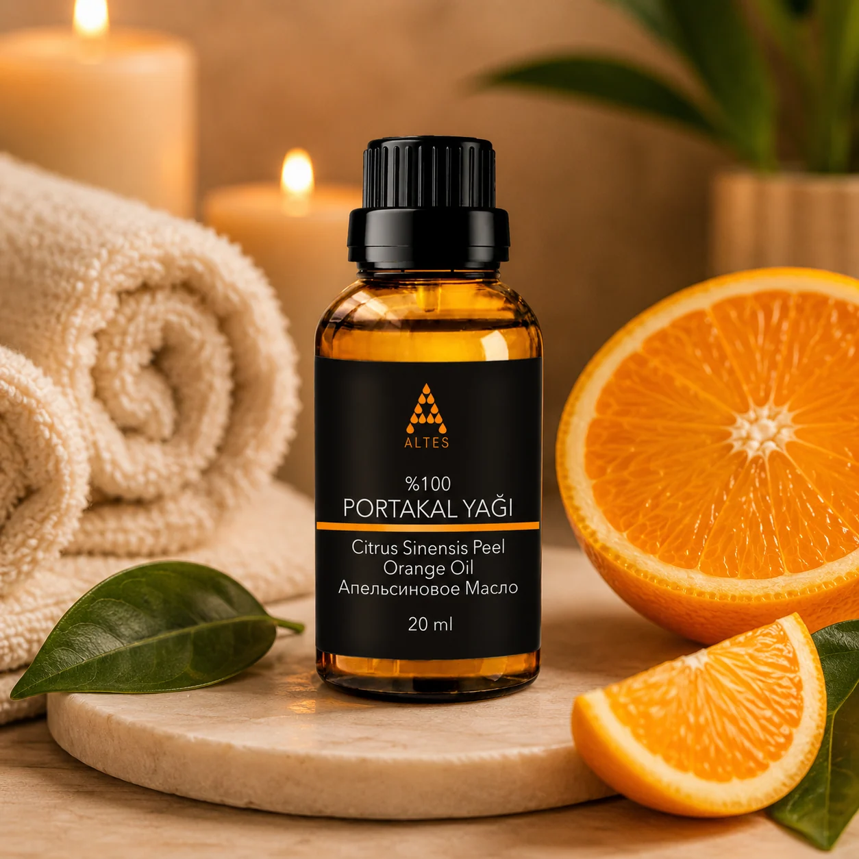 Portakal Uçucu Yağı 20 ml – %100 Saf ve Doğal