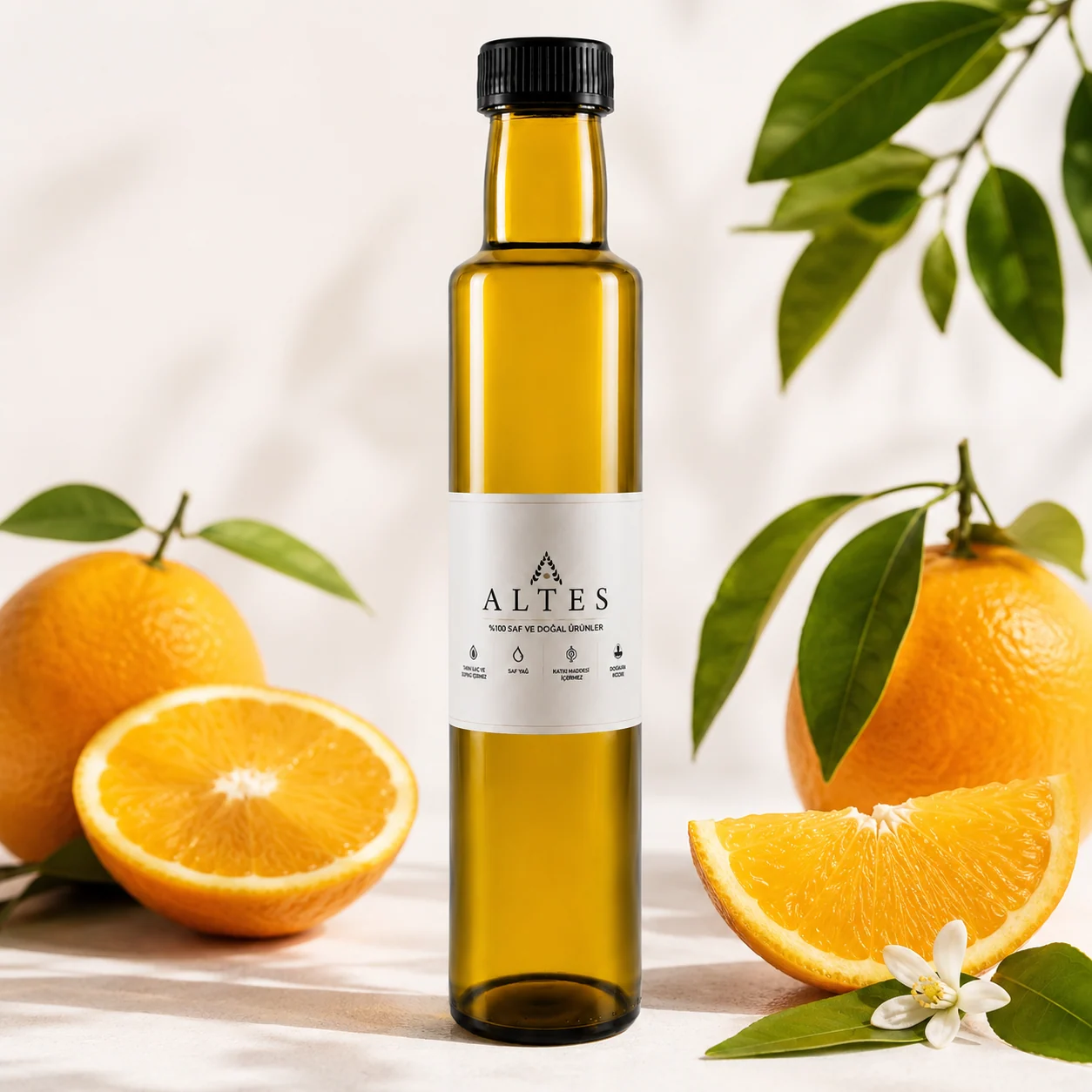 ALTES Portakal Uçucu Yağı 250 ml – %100 Saf ve Doğal - beyaz zemin ürün görseli