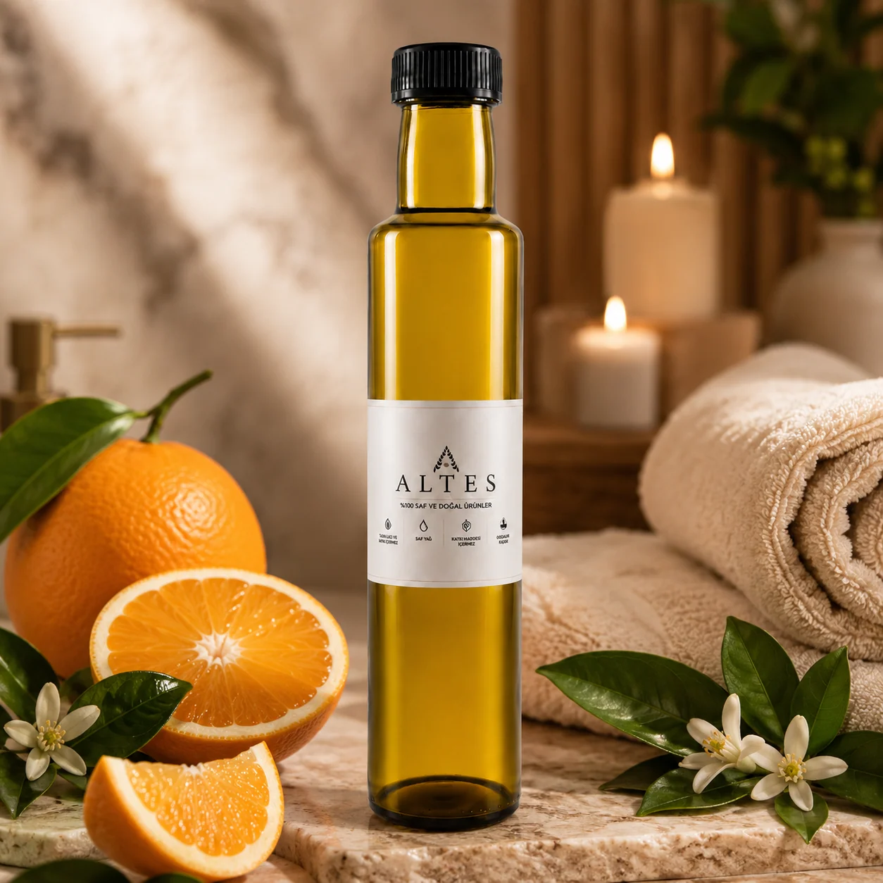 Portakal Uçucu Yağı 250 ml – %100 Saf ve Doğal