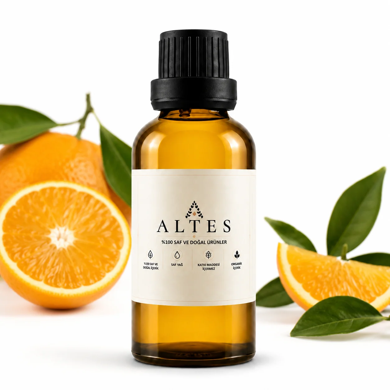 ALTES Portakal Uçucu Yağı 50 ml – %100 Saf ve Doğal - beyaz zemin ürün görseli