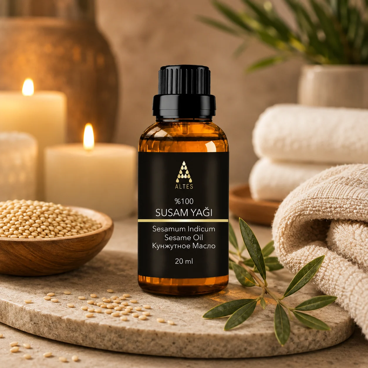 Susam Yağı 20 ml – %100 Saf ve Doğal