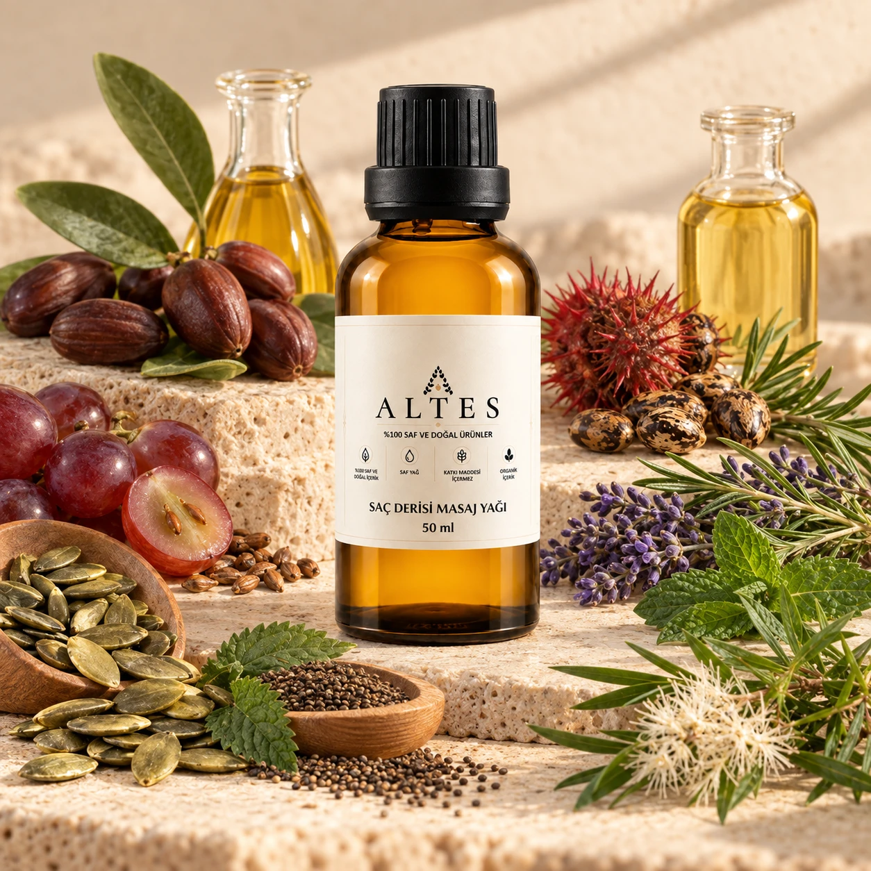 Saç Derisi Masaj Yağı 50 ml